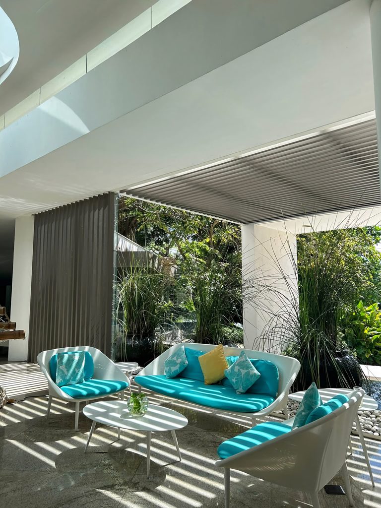 Relaxing lounge area at Tambuli Seaside Resort