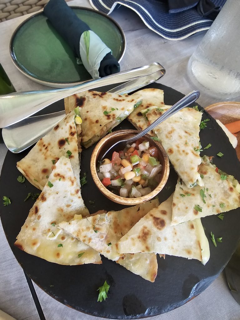 Yummy food beef quessadilla